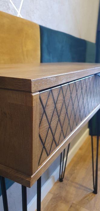 Konsola dębowa karo