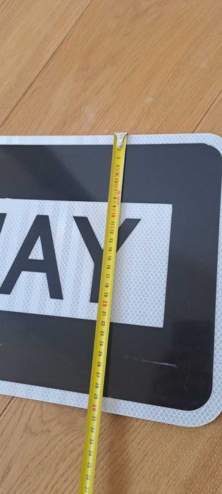 ONE WAY - Znak Drogowy z USA