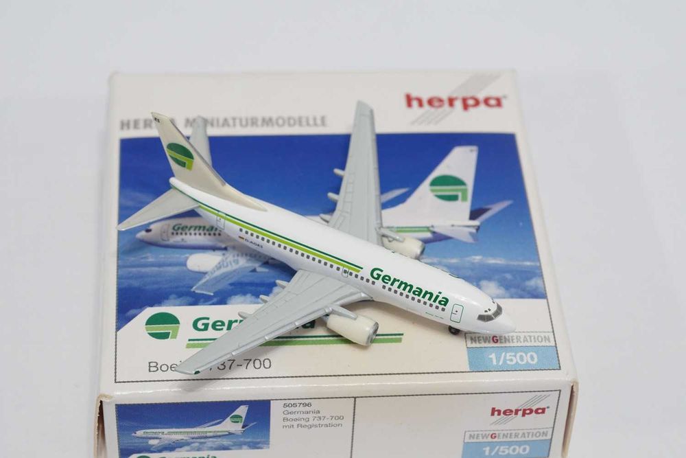 Herpa Germania Boeing 737-700 skala 1:500