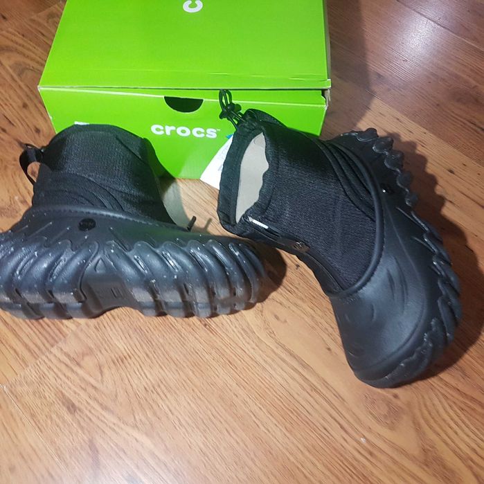 crocs echo boot z shield 37/38 kalosze śniegowce buty zima z suwakiem