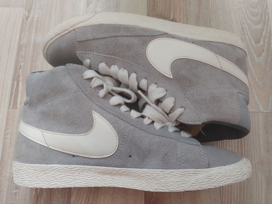 Кросівки кеди Nike blazer mid 77 grey