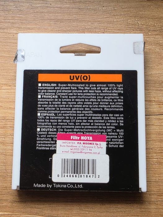 Filtr UV Hoya HMC 67 mm