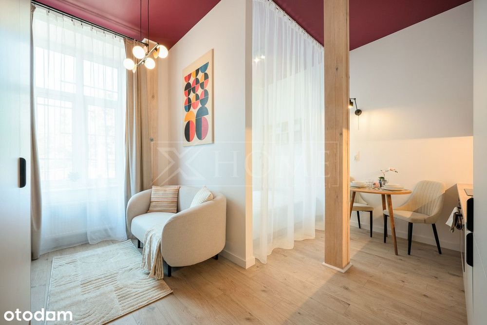 Designerskie 2 pokojowe mieszkanie przy Manu