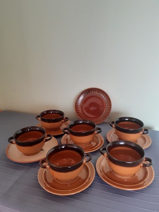 Bulionówki porcelit Pruszków czasy PRL