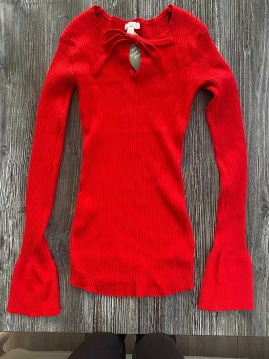 H&M Жіночий трикотажний светр із зав'язкою спереду для вагітних S