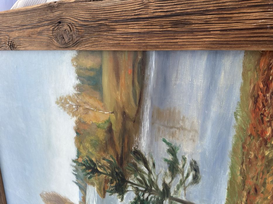 Duży obraz w pięknej ramie