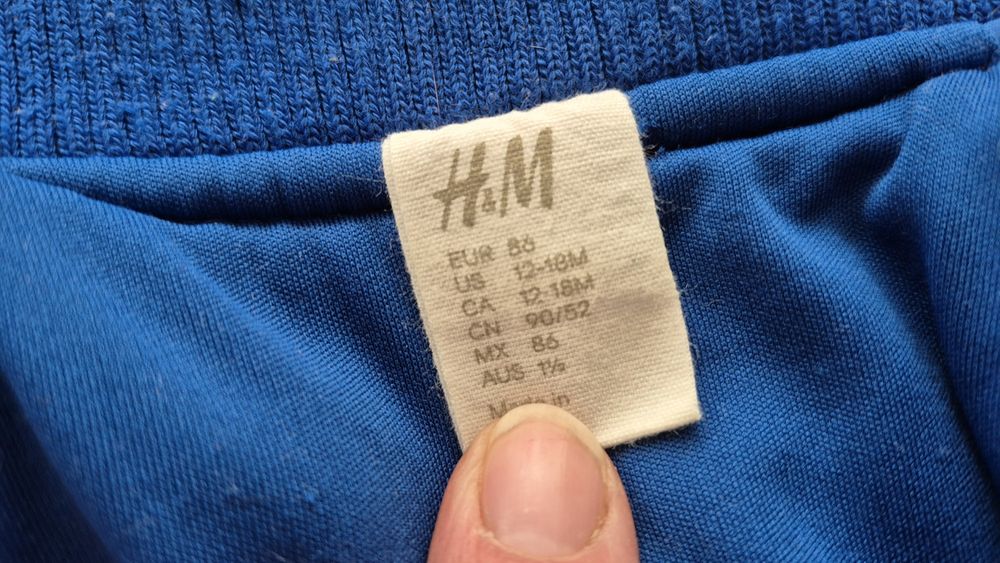Kurtka bomberka dla chłopca na jesień H&M r. 86