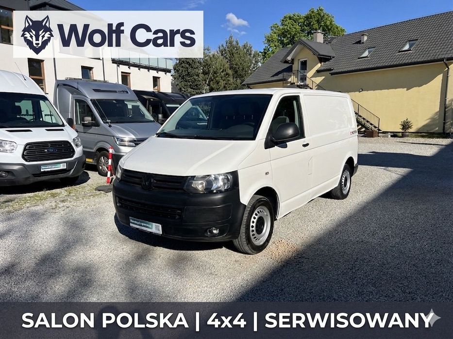 Volkswagen Transporter Furgon T5 FL 4x4 4Motion 2.0 TDI 140KM Salon PL FV23%  Pierwszy Właściciel, Salon Polska, Serwisowany, FV Vat 23%
