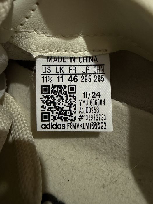 Size 11.5 - Song for the Mute x adidas Superstar 82 Cream White
