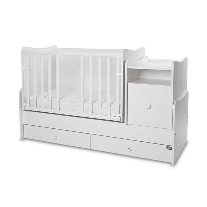 Berço Evolutivo Lorelli com os 2 colchões (berço e cama)