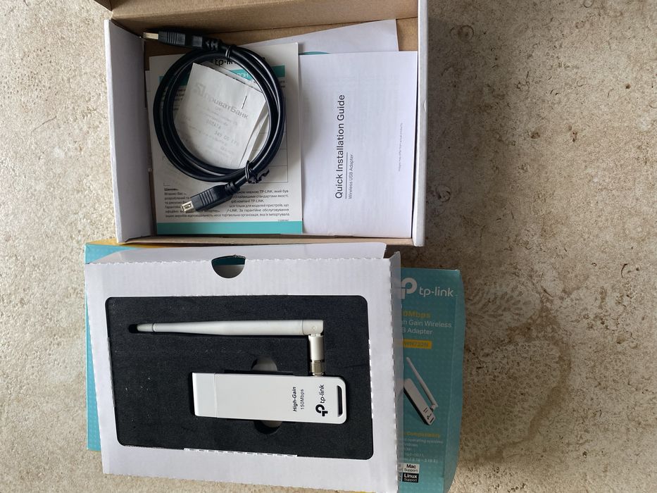 Wi-Fi адаптер tp-link TL-WN722N.