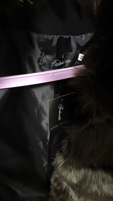 еко шуба ,тредова НОВА ,розмір xs-s,колір в житті красивий коричневий