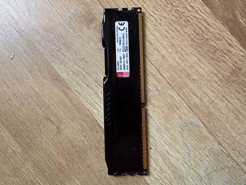 Ram HyperX Fury Black 4 GB DDR3