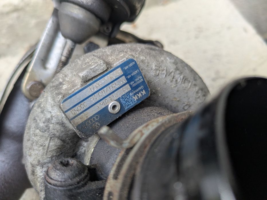 Турбіна 036253014t volcvagen seat scoda audi 1.9 bls