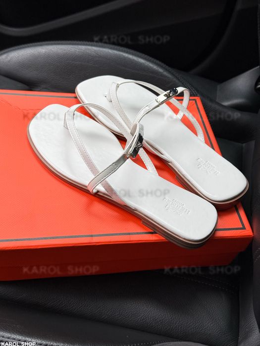 Шльопанці шльопки 38 розмір довжина  24 см вєтнамки в стилі Hermès Miss Sandal