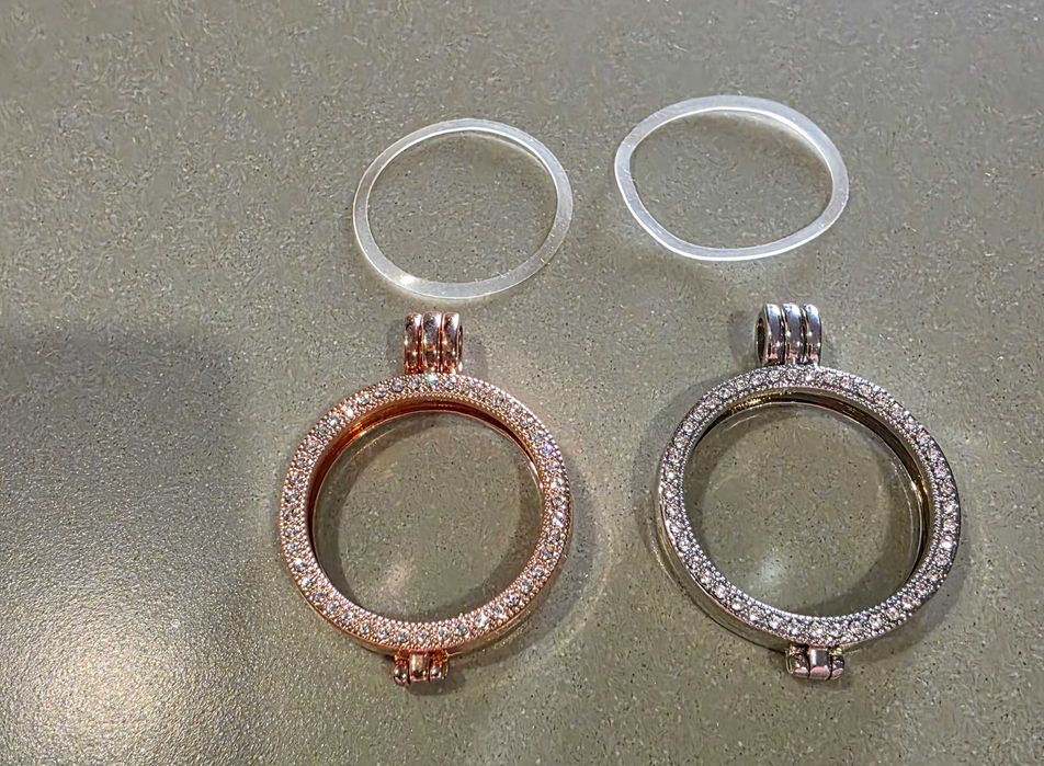 Pendente Moeda 33 mm variável Pingente Medalhão Moldura