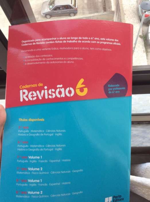 Cadernos de revisão 6 ano