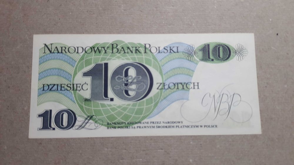 RZADKOŚĆ !!! 10 złotych 1982 s. P UNC !!!
