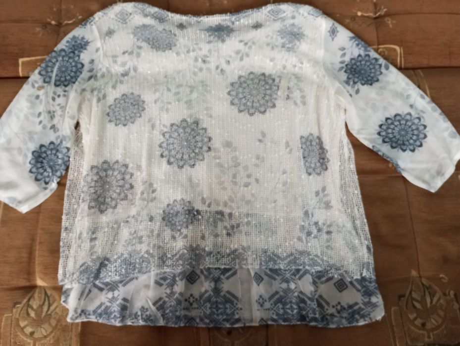 Bluzeczka w kwiaty xxxl