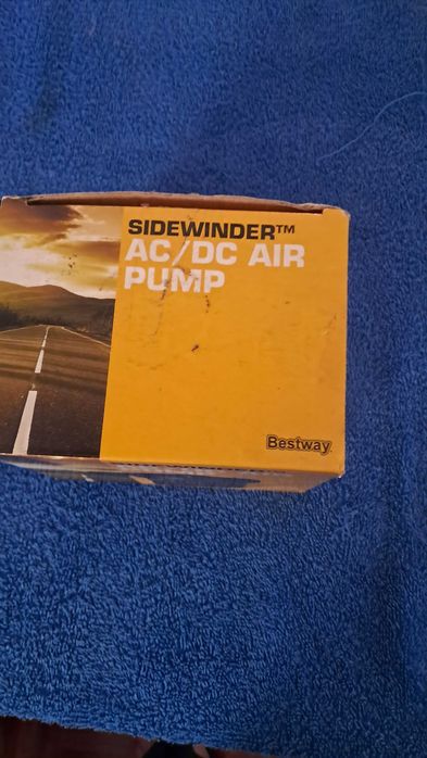 Bomba de Ar Elétrica Bestway Sidewinder AC/DC (Casa e Carro) – Como Nova!