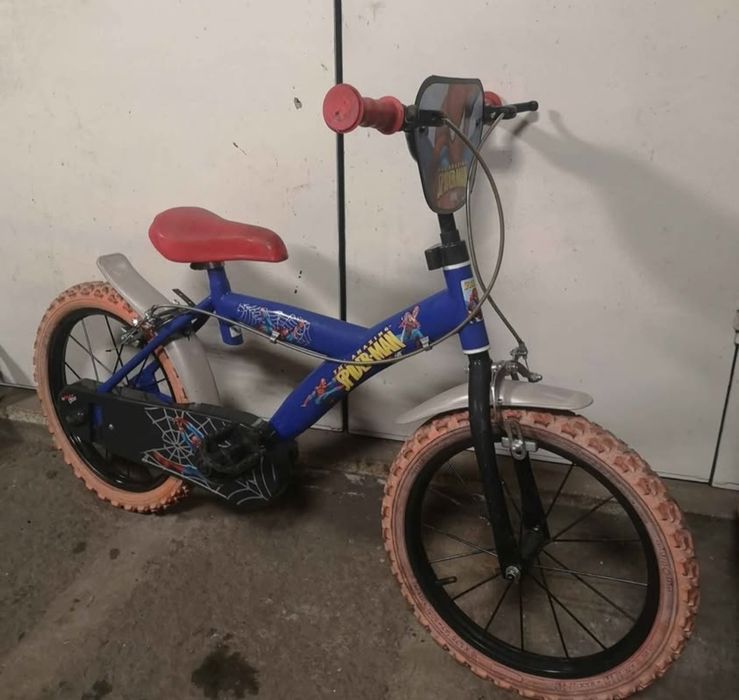 Bicicleta de criança spider man