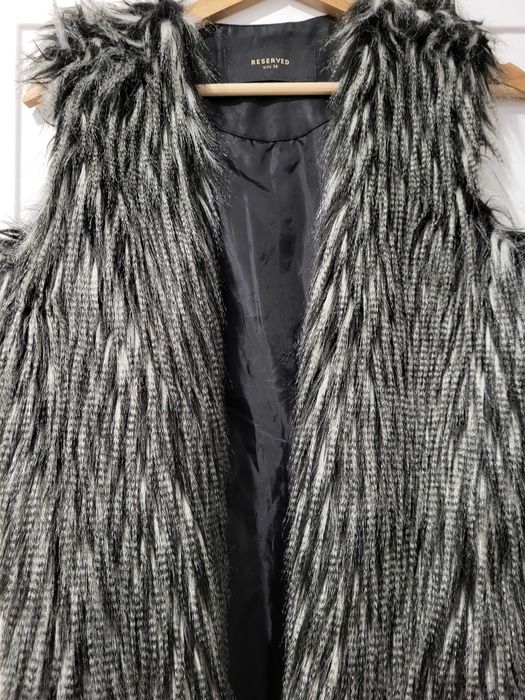 Futrzana kamizelka rozm. 36