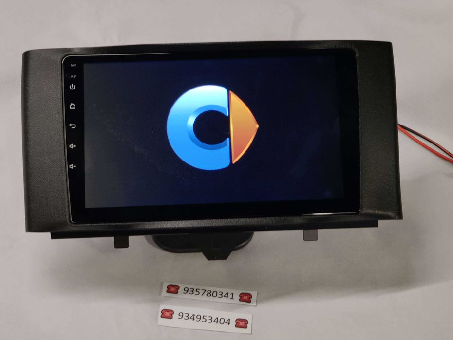 Rádio 2 DIN Android Smart Fortwo -Smart 2 •Wifi GPS BLUETOOTH + câmara