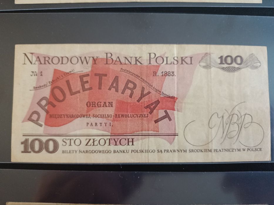 Banknoty prl 1975r seria AA bardzo rzadkie.
