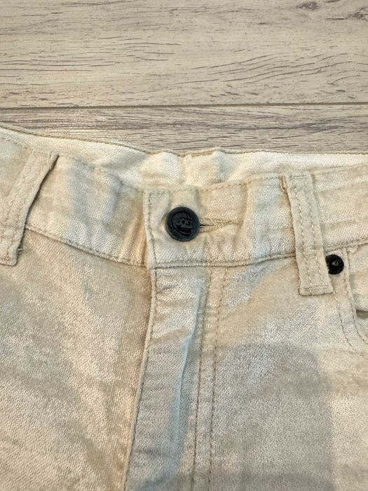 Beżowe spodnie z efektem weluru Cheap Monday