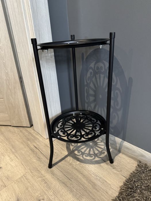 Dwupiętrowy kwietnik stojak na kwiaty 50cm