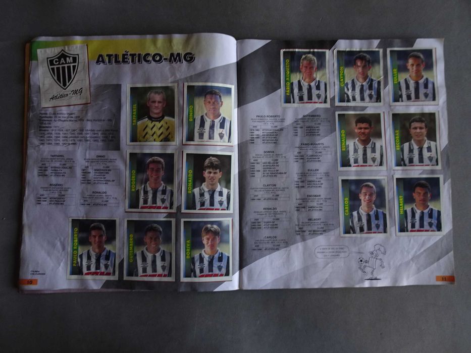 Caderneta de cromos de futebol Campeonato Brasileiro 96 - Panini (17)