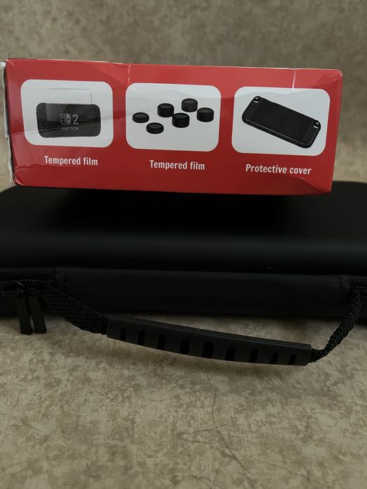 Защитный чехол-кейс Heystop 4-в-1 для Nintendo Switch / Switch OLED (Комплект)