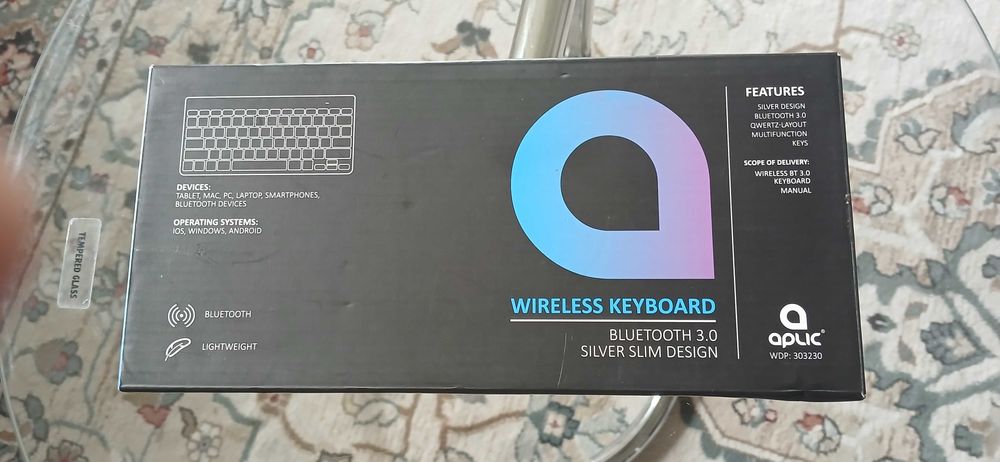 Klawiatura Aplic na bluetooth.