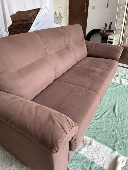 Sofá de Tecido 3 lugares confortável