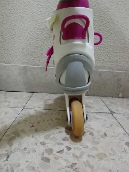 Patins em linha, de criança, tamanho de 32 a 35