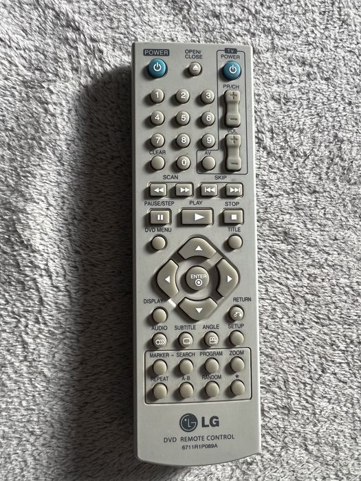 Oryginalny pilot LG 6711R1P089A do DVD | Sprawny