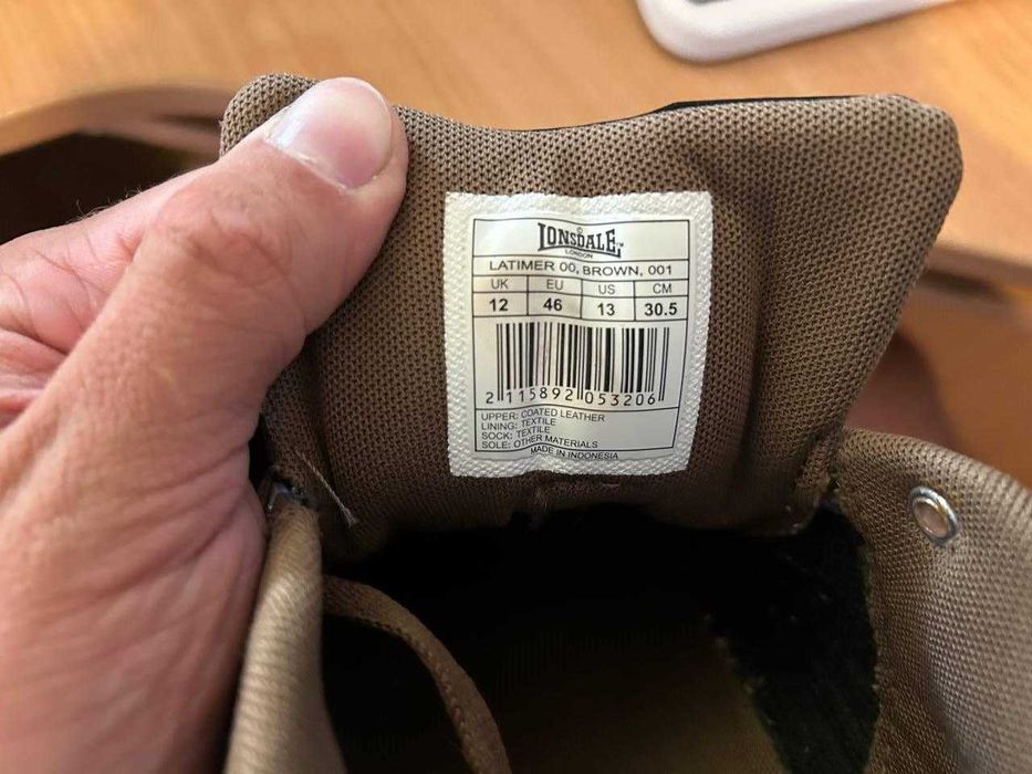 Кеды Lonsdale 45/46 (30.5см)