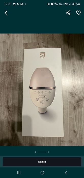 Depilator philips lumea