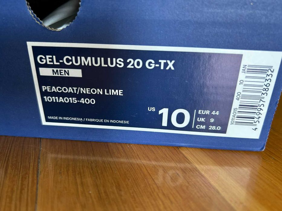 Nowy Asics Cumulus 20 GTX  44 super buty!