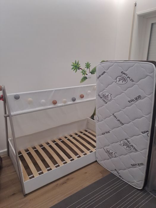 Cama Infantil Montessori com Colchão