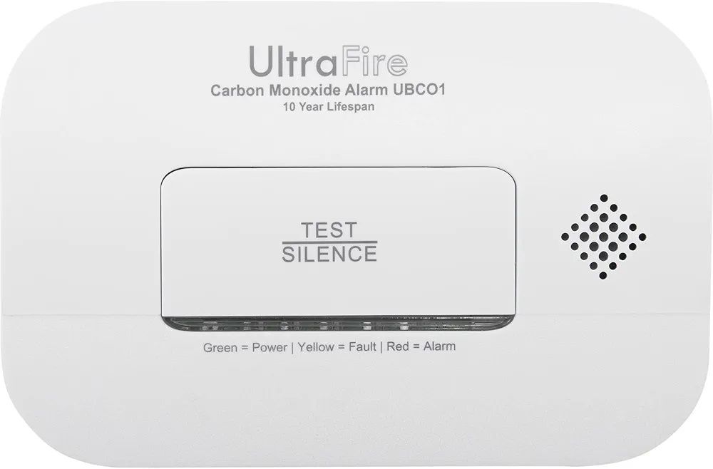 Alarm tlenku węgla UltraFire UBCO1 zasilany bateryjnie