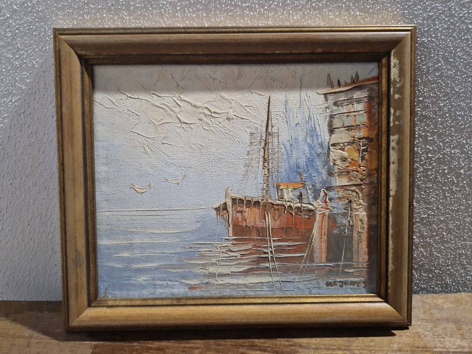 Quadro pintor W. Jones