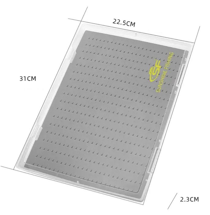 Коробка для мормышек, мушек. Риболовные коробки с мягким вкладышем