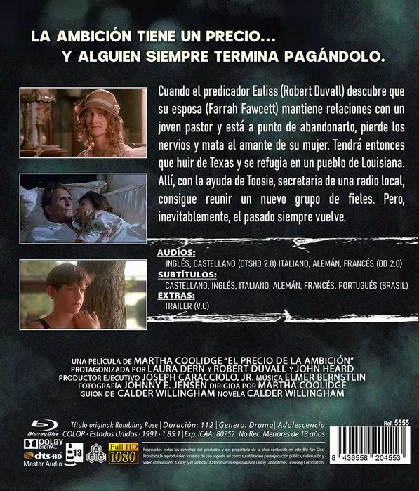 El Precio de la Ambición/Rosa - Uma Mulher de Fogo (Blu-Ray)-Legendas Brasileiro