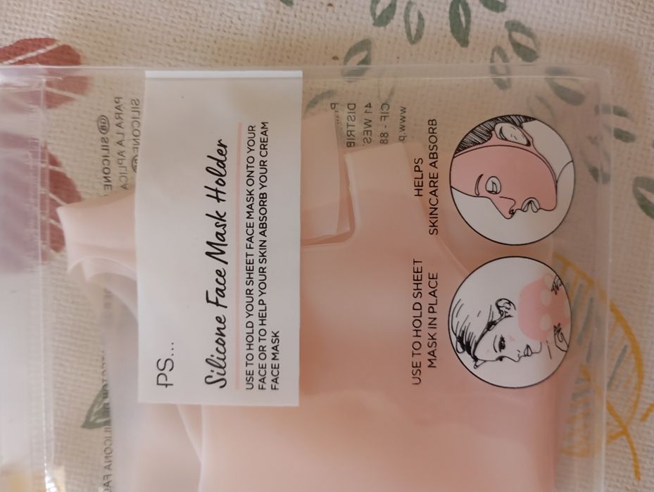 Conjunto de 3 pincéis de rosto e máscara facial de silicone