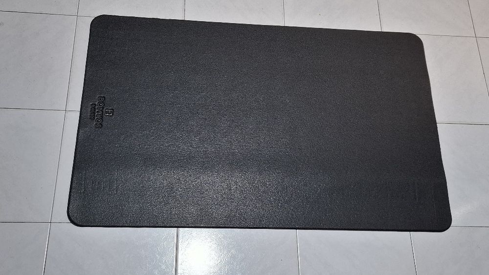 Tapete proteção para bicicleta estática 100 x 70cm marca Domyos