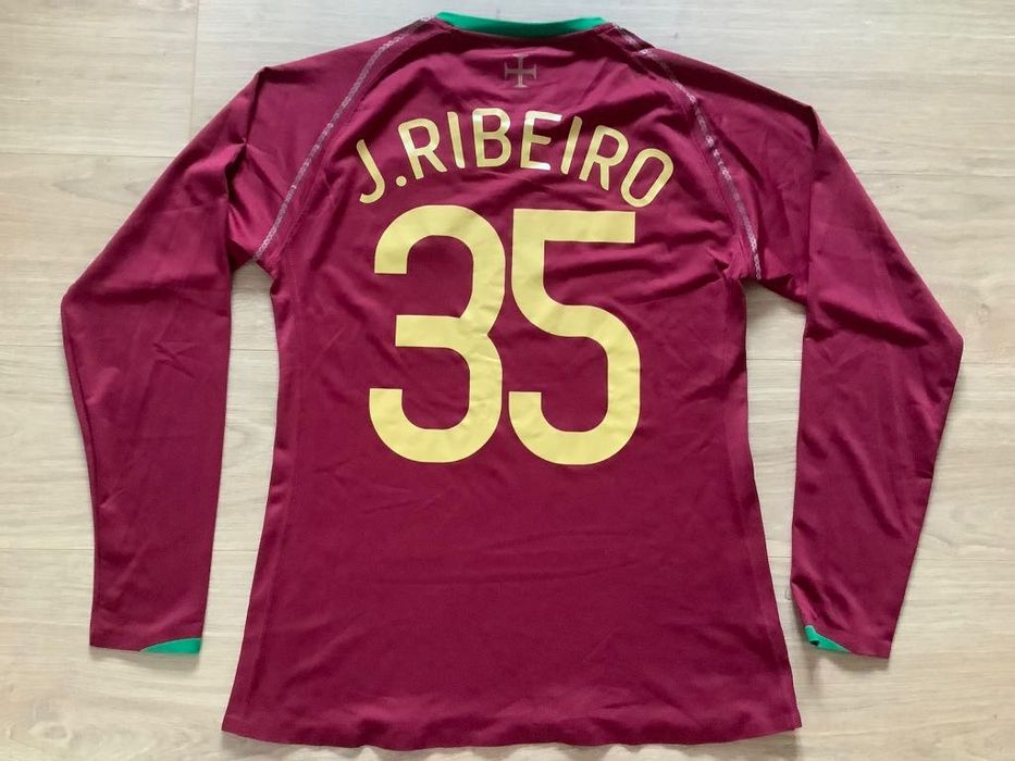 Camisola de futebol antiga usada Portugal 2008