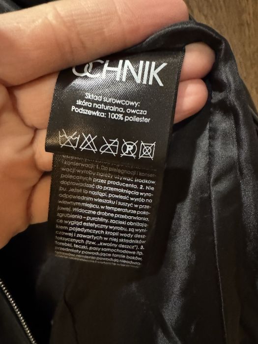 Kurtka skórzana ramoneska OCHNIK klasyka