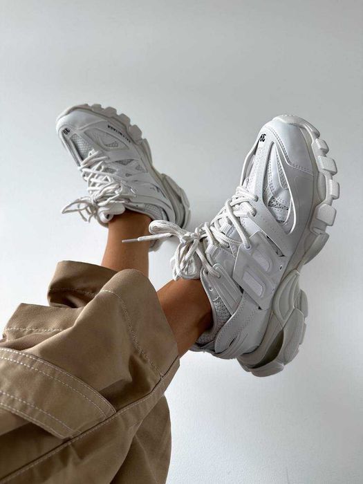 Кроссовки Balenciaga Track 3.0 White Black 36-45 Новинка Весны! Купить