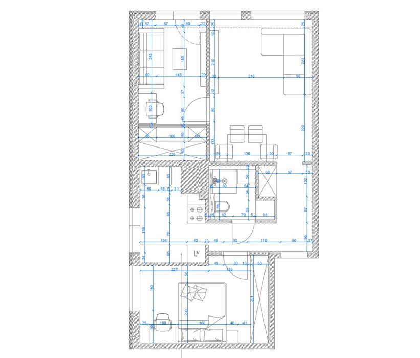 NOWE PO GENERALNYM REMONCIE !! 3 pokoje + kuchnia, balkon, parking